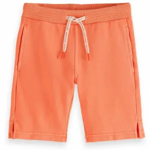 Sweat Shorts In Organic Cotton - Washed Coral