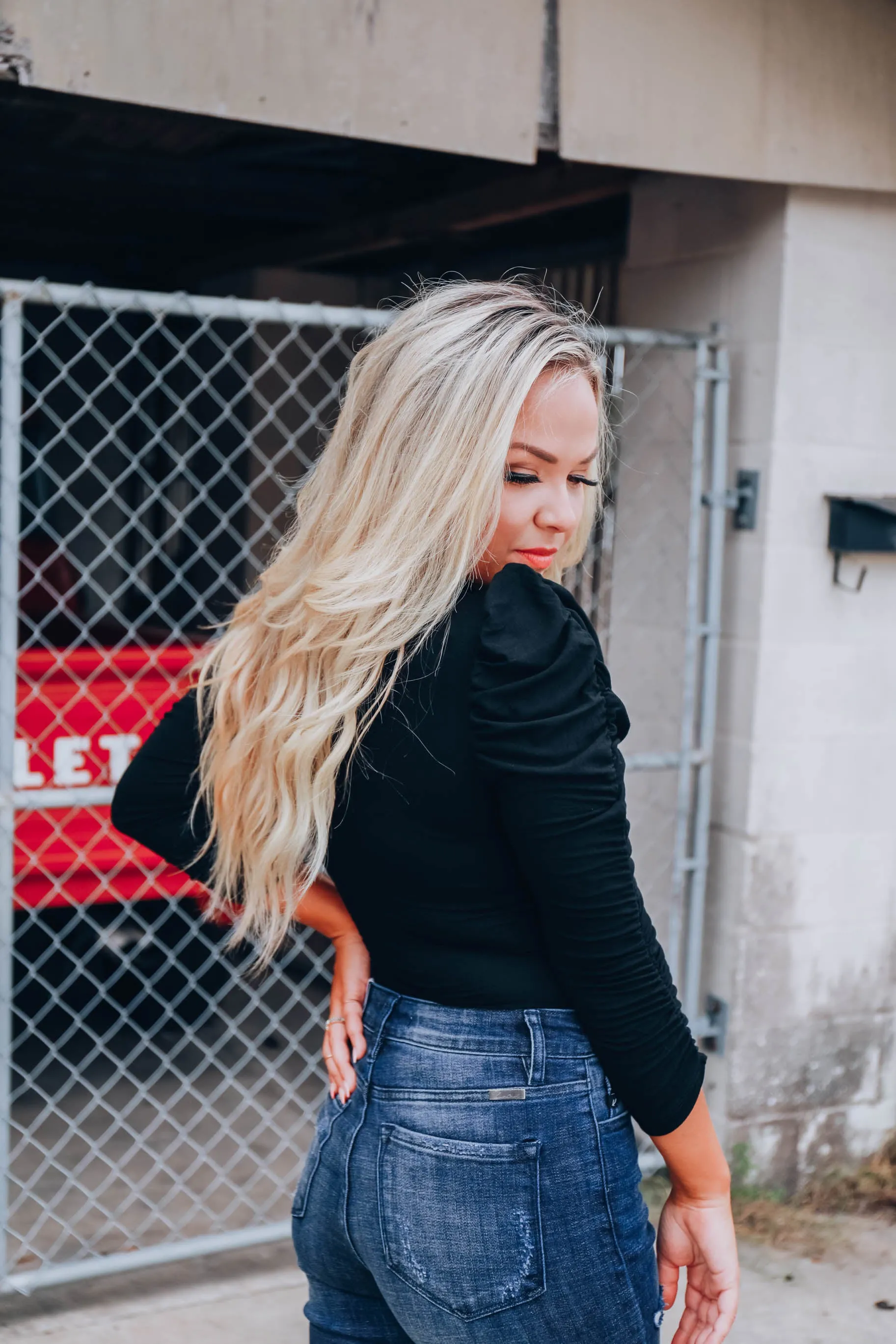 Sweet Aura Bodysuit - Black