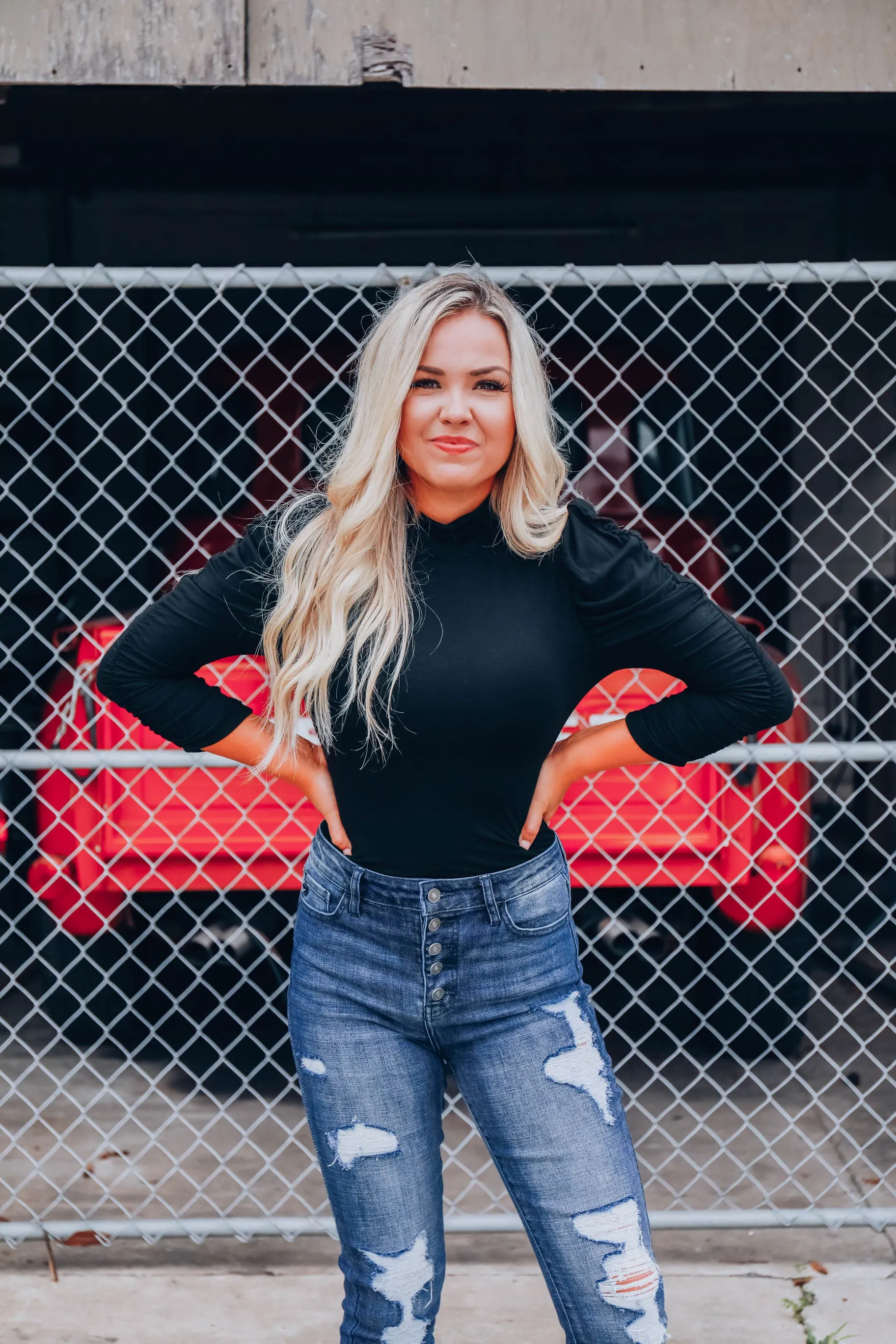 Sweet Aura Bodysuit - Black