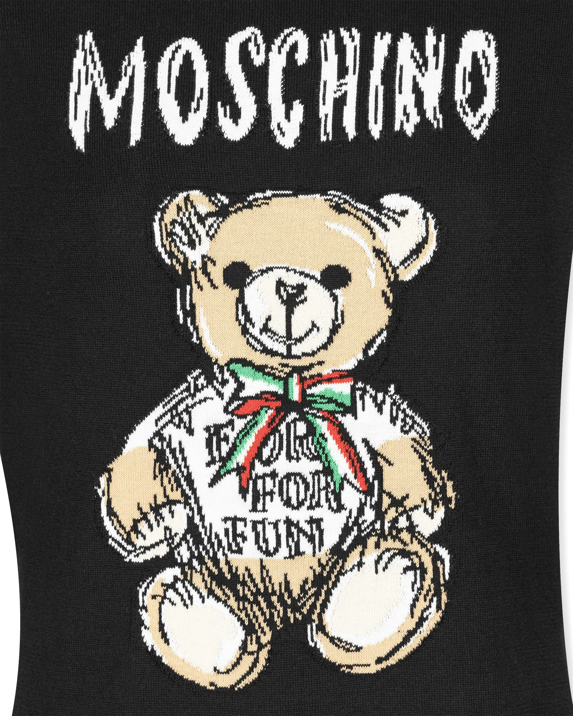 Teddy Bear Printed Mini T-Shirt Dress