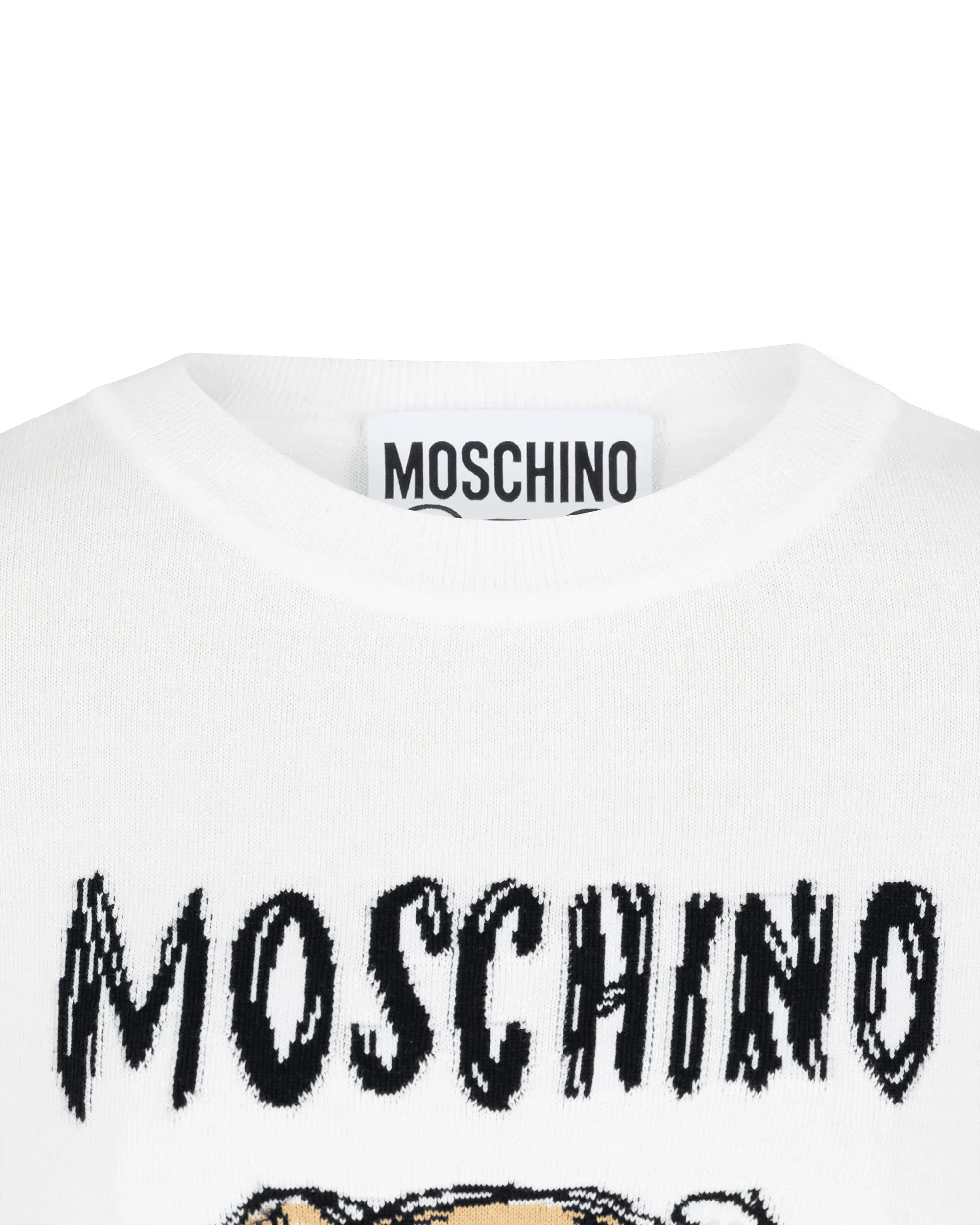 Teddy Bear Printed Mini T-Shirt Dress