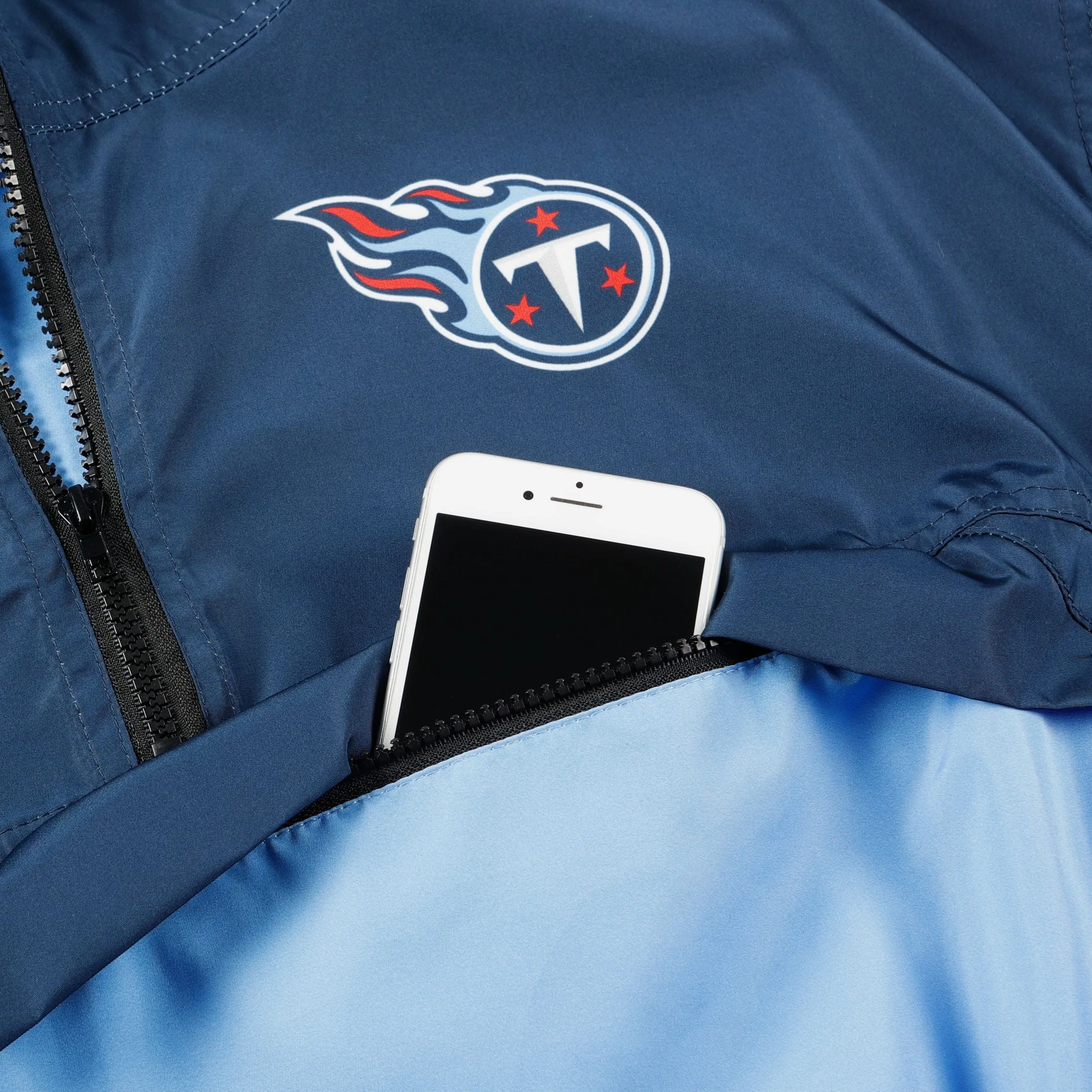 Tennessee Titans Womens Winning Play Windbreaker