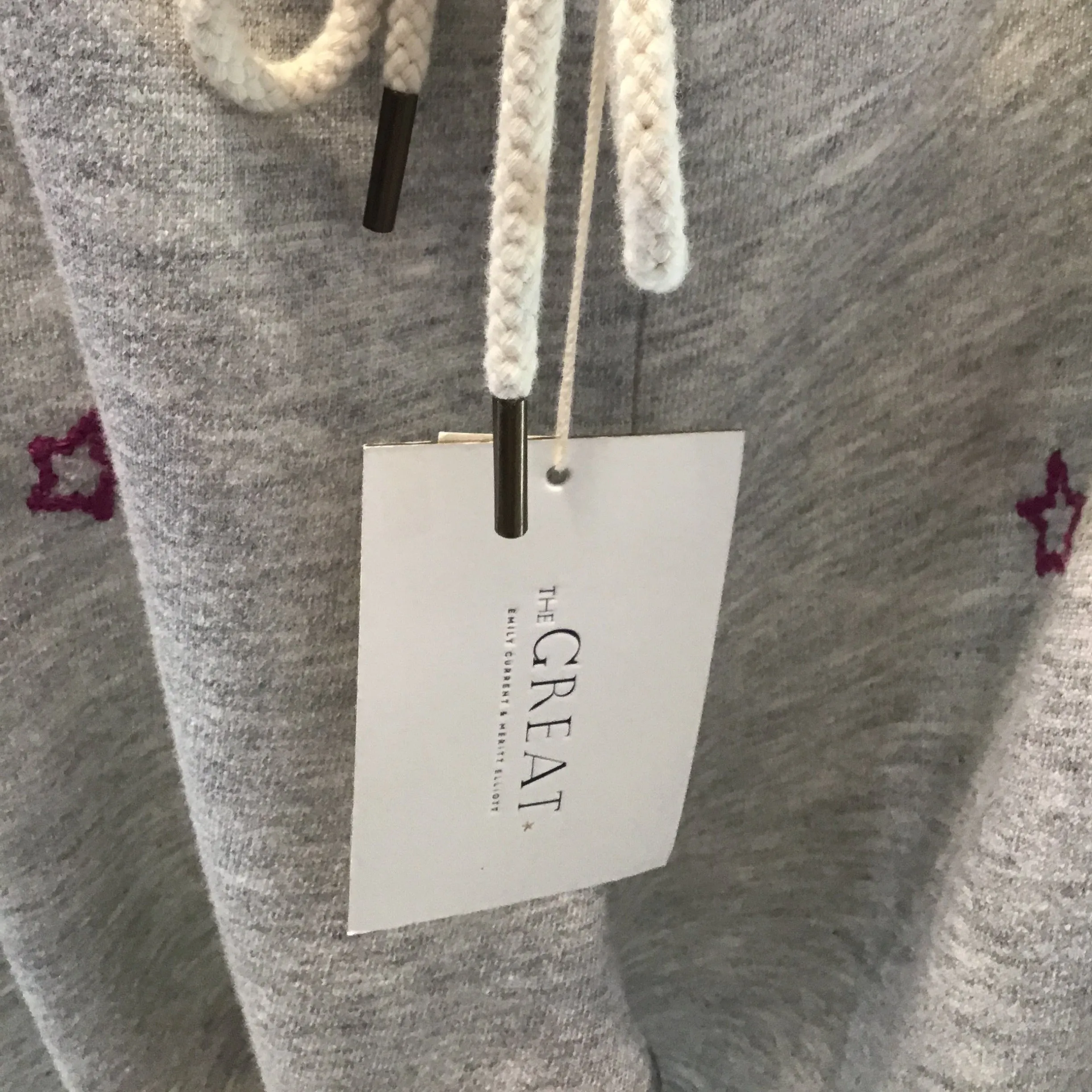 THE GREAT Heather Grey Pure Barre Mt. Lebanon Cropped Sweatpants Size 1 NWT