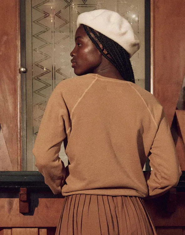 The shrunken sweatshirt in perched cardinal
