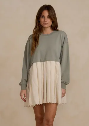 The Sweatshirt Dress by Rylee   Cru - Laurel