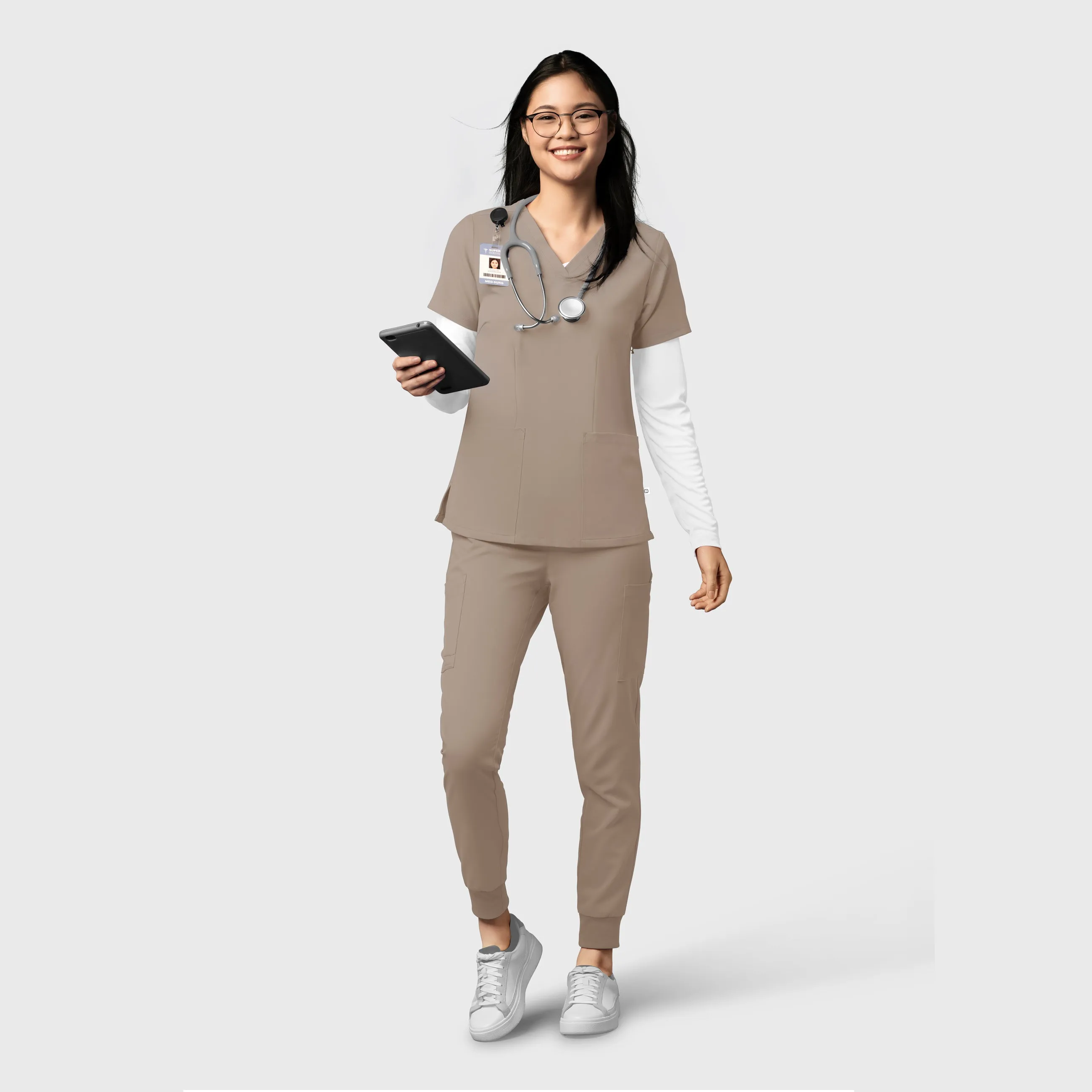 Thrive 5122 Cargo Jogger Scrub Pants Haze