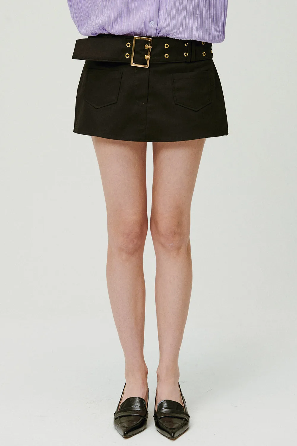 Tiffany Low-rise Skirt w/Belt