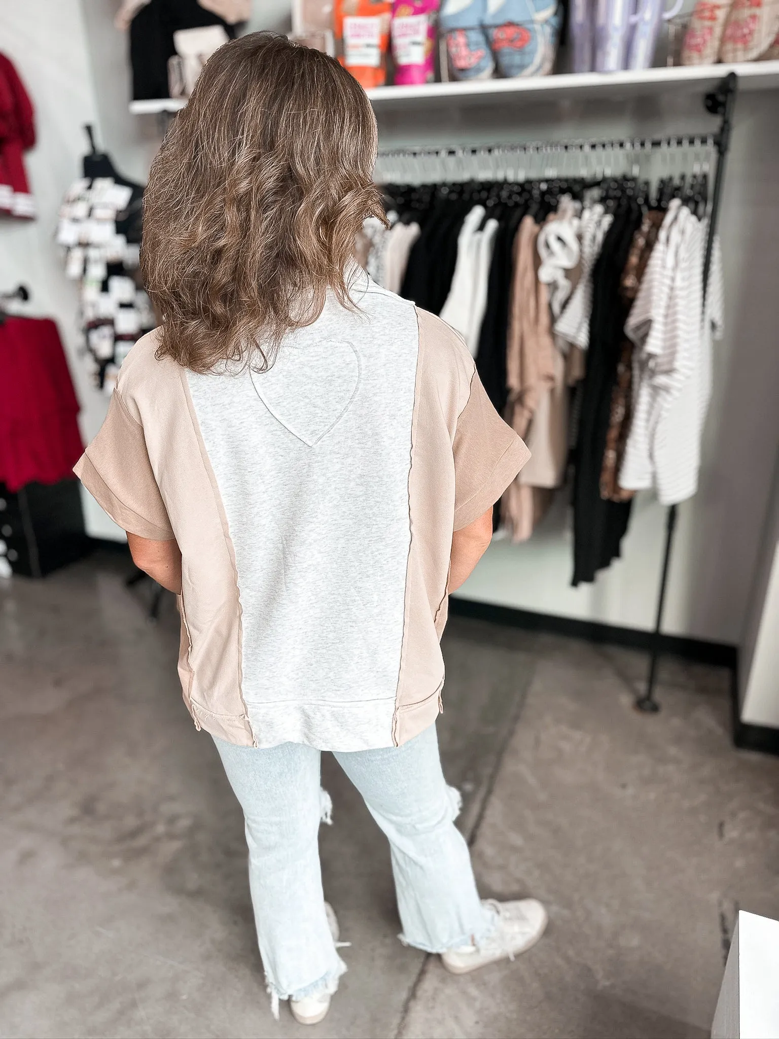 Toffee Tri-Color Top