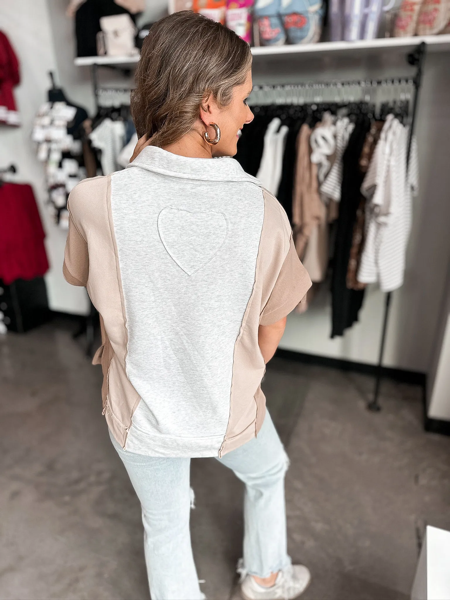 Toffee Tri-Color Top
