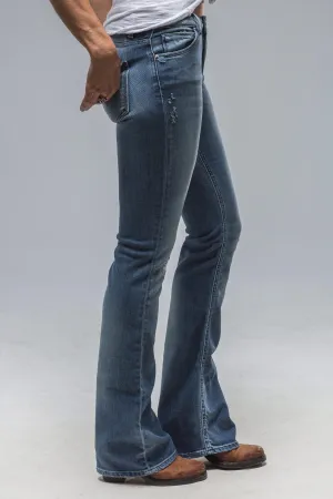 Tommy Ripped & Repaired Flare Jeans in Lt. Blue