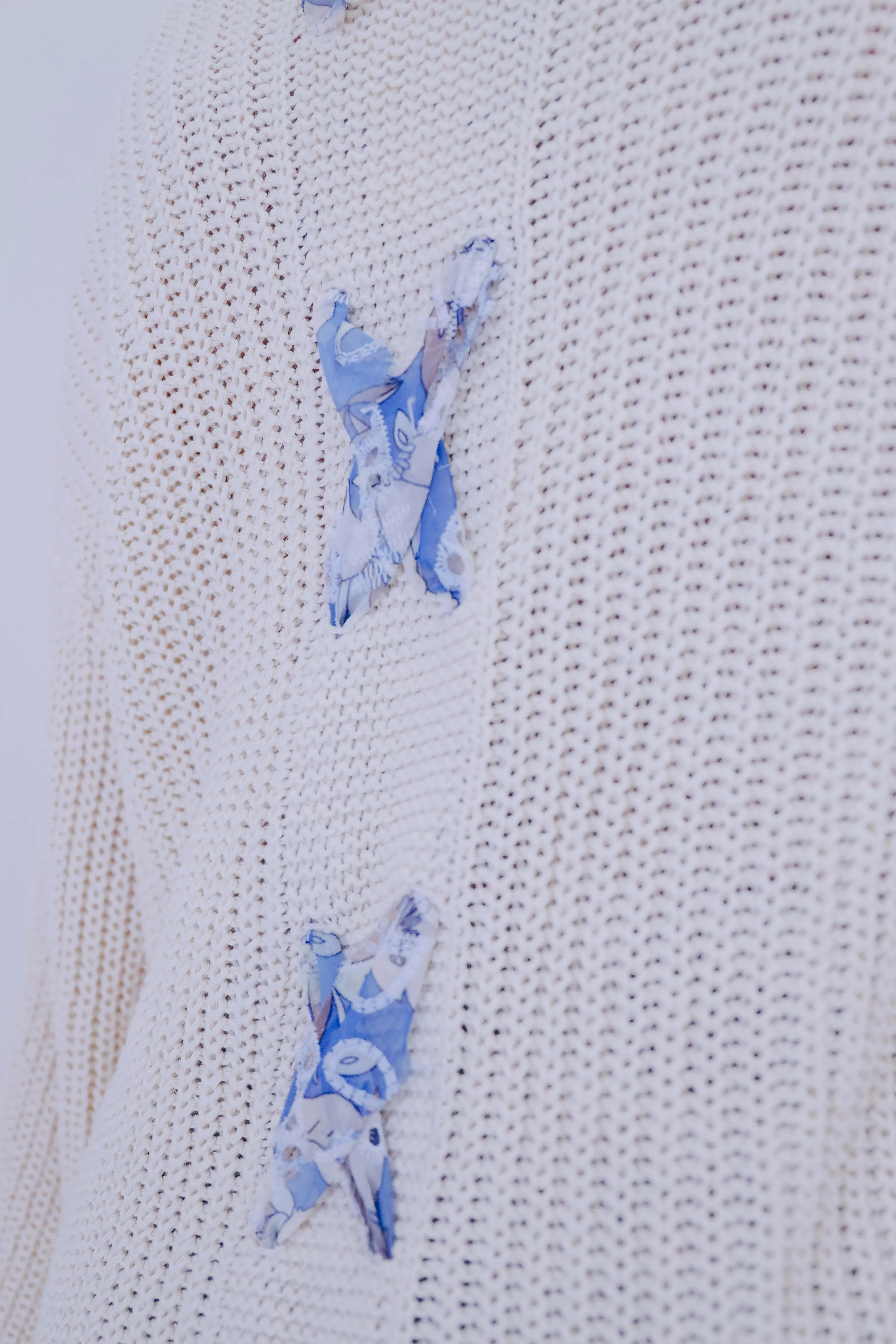 Tori Chiffon Twist N Beaded Sweater By POL