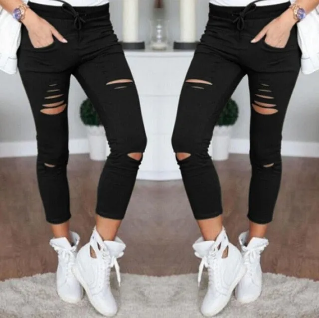 Trendy Ripped Joggers – Komfort trifft Style