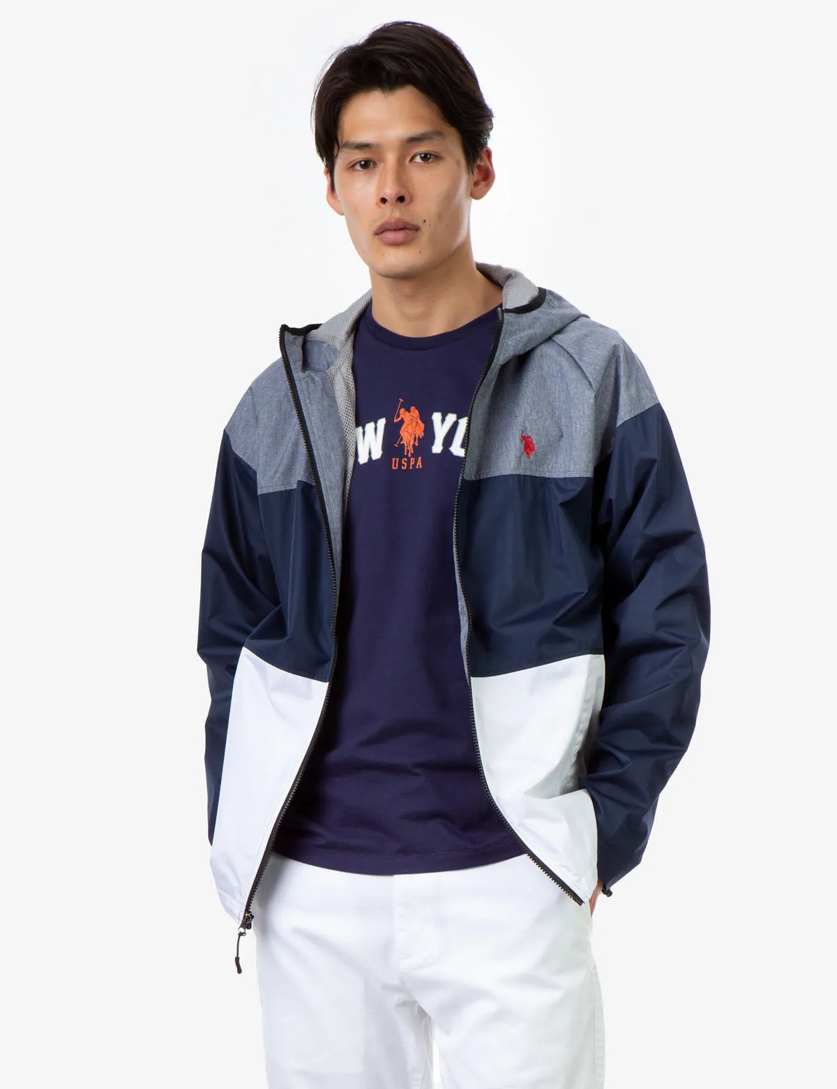 TRICOLOR WINDBREAKER
