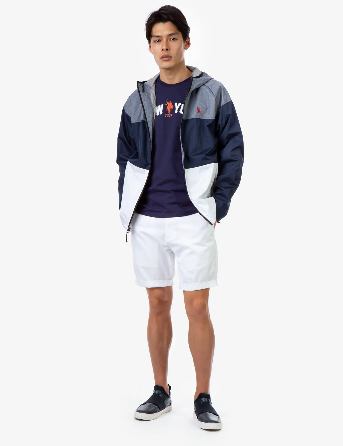 TRICOLOR WINDBREAKER