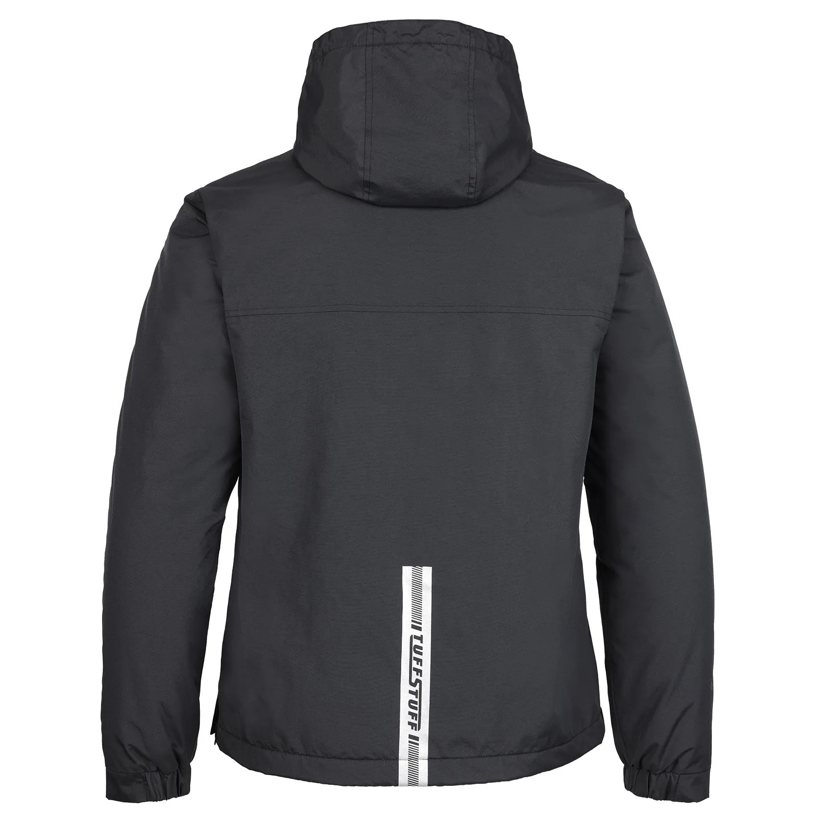 Tuff Stuff Sutherland Lined Waterproof Windbreaker Work Jacket-BLACK