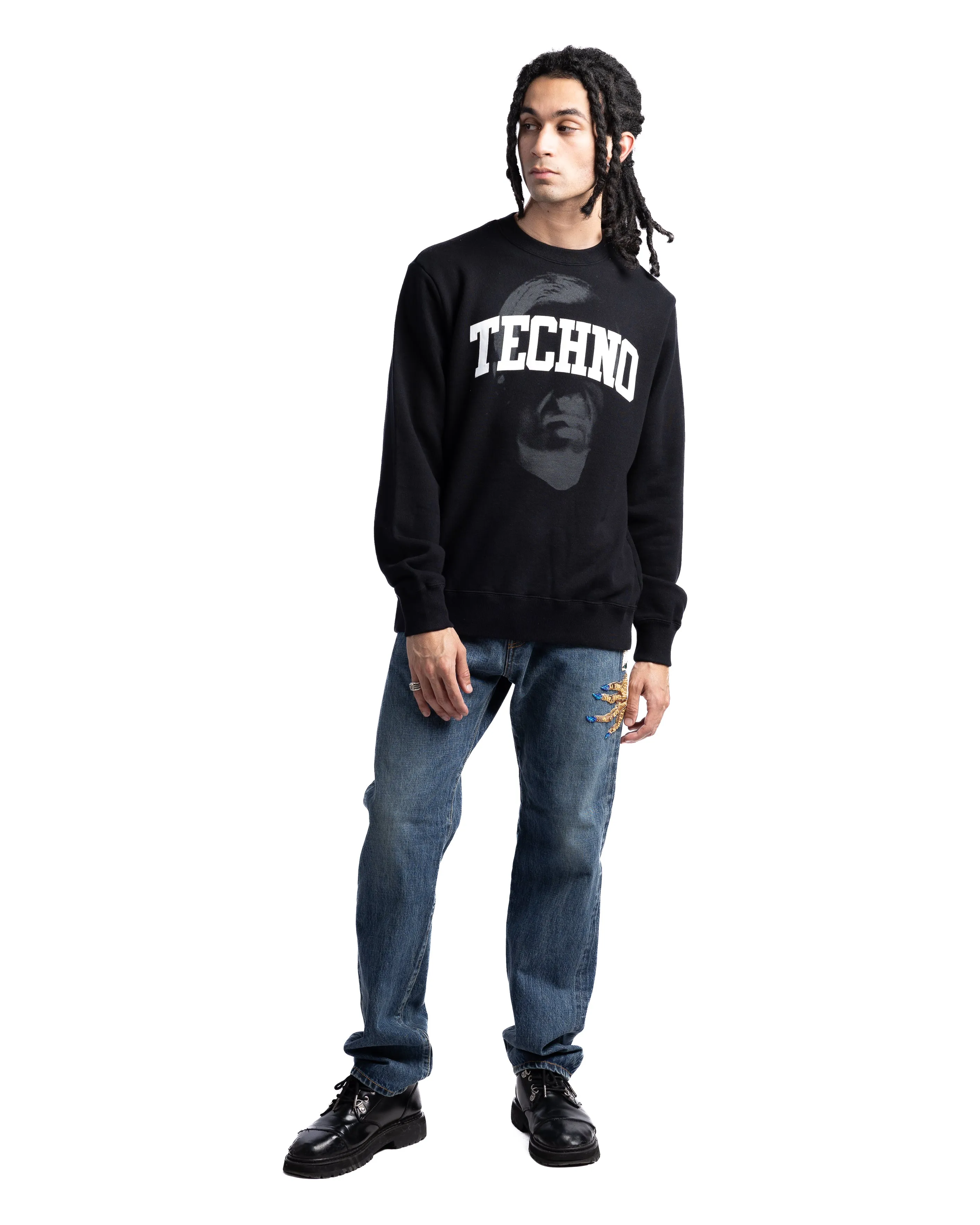 Undercover UC2C4891-2 Techno Crewneck Black