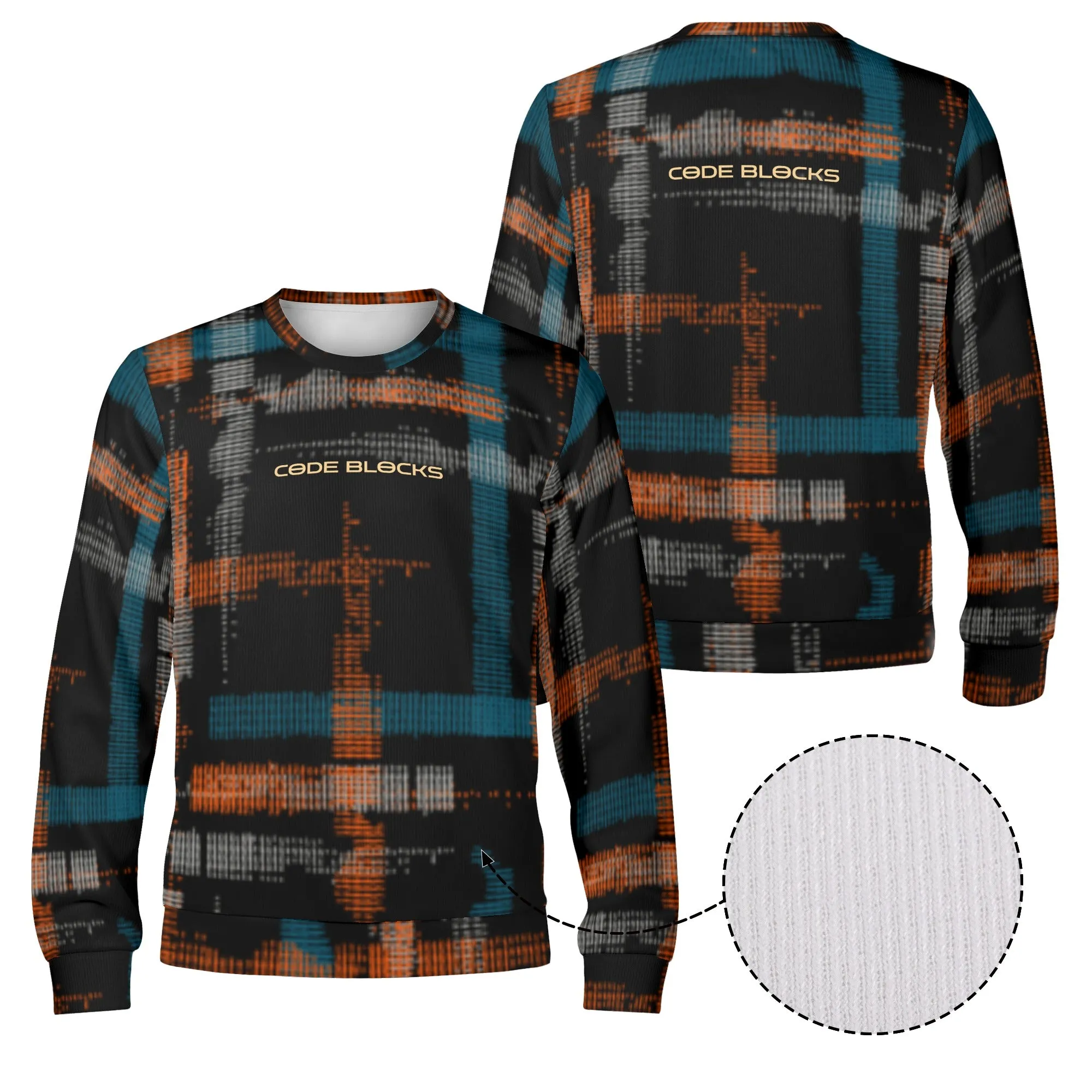 Unisex Custom Winter Crewneck Pullover Sweatshirt