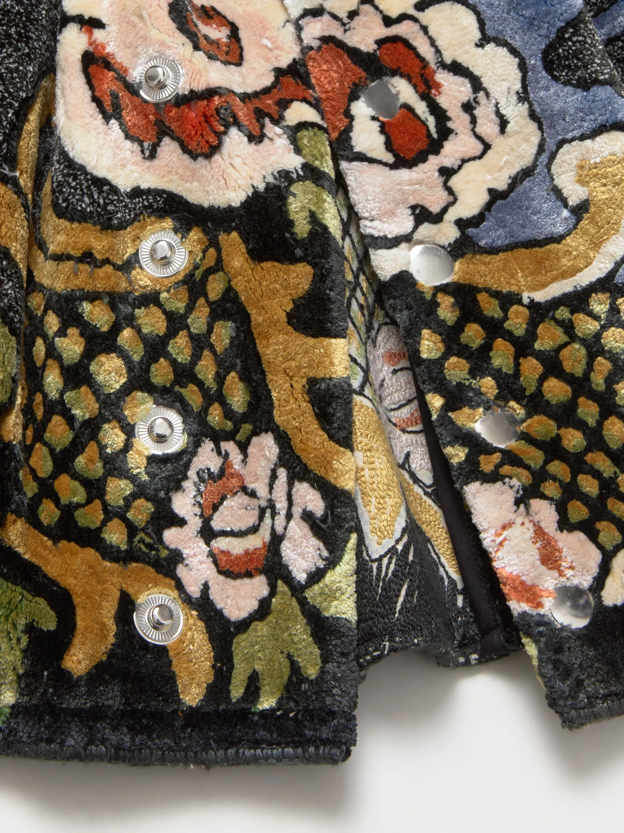 Velvet Mini Carabiner Skirt in Multi