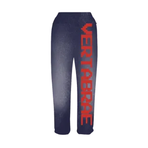 Vertabrae C-2 Sweat Pants Washed (Navy & Red)