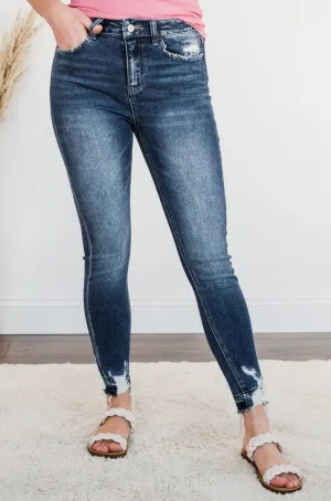 Vervet High-Rise Skinny Jeans- Esther Wash