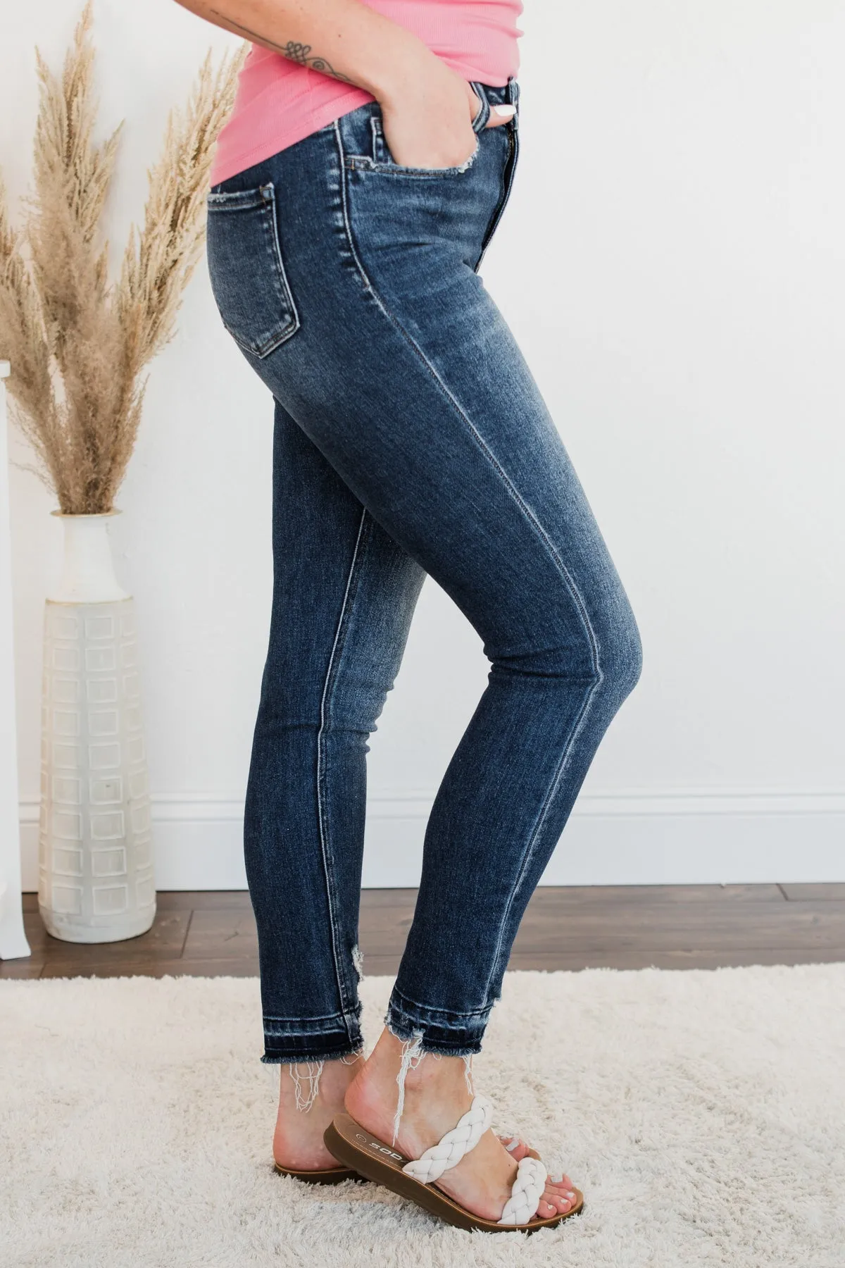 Vervet High-Rise Skinny Jeans- Esther Wash