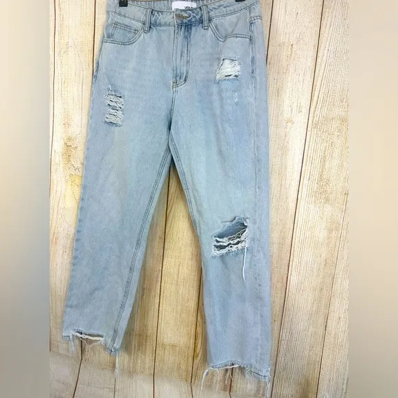 VERVET ONE LOVE 90S VINTAGE HIGH RISE RELAXED CROP