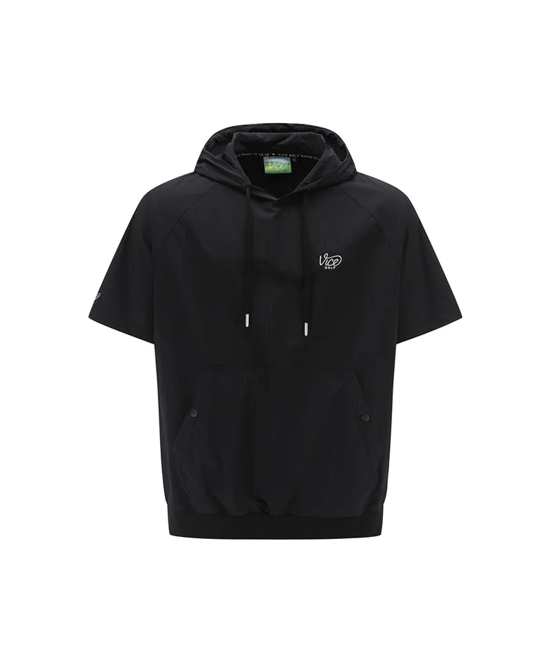 Vice Golf Atelier Unisex Liberty Club Woven Hoodie  - Black