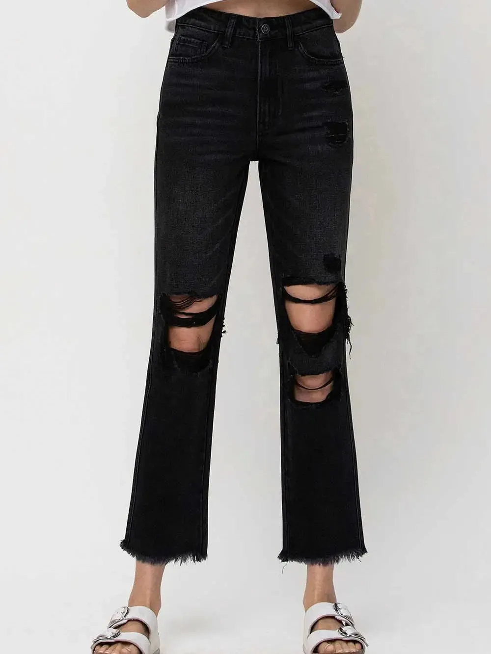 Vintage Black High Rise Denim