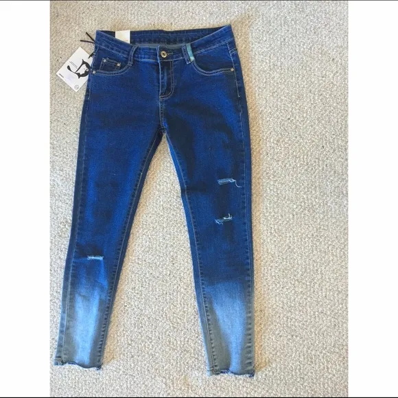 Washed Ripped Jeans