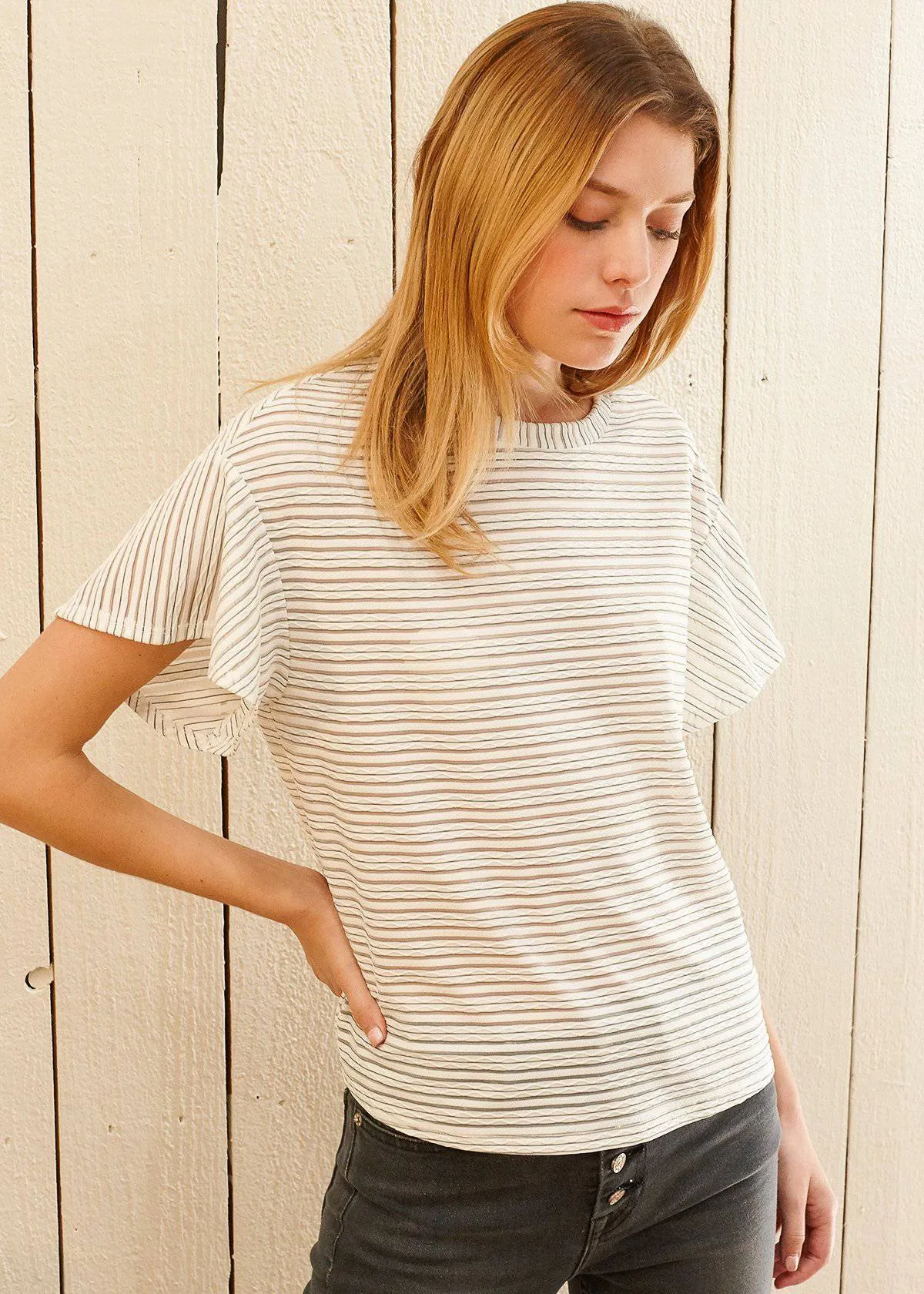 Women's Crewneck Tee in White
