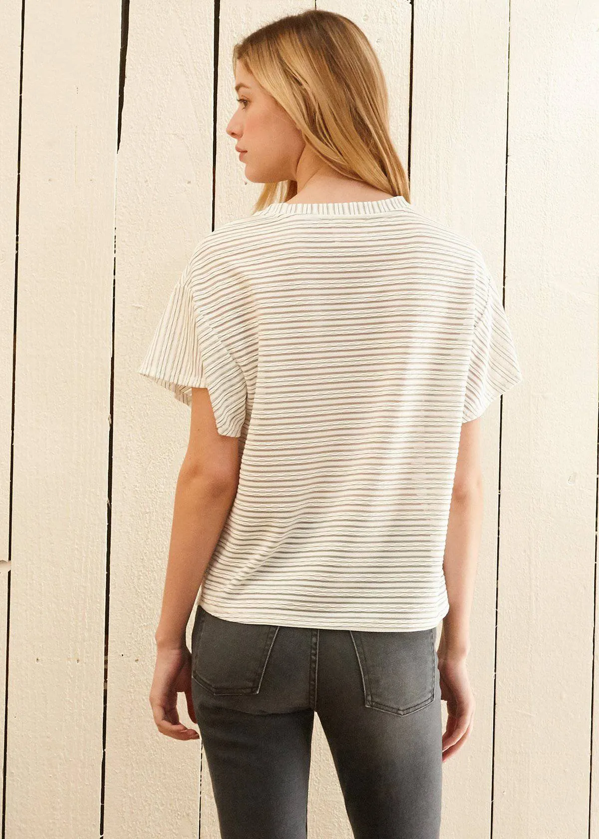 Women's Crewneck Tee in White