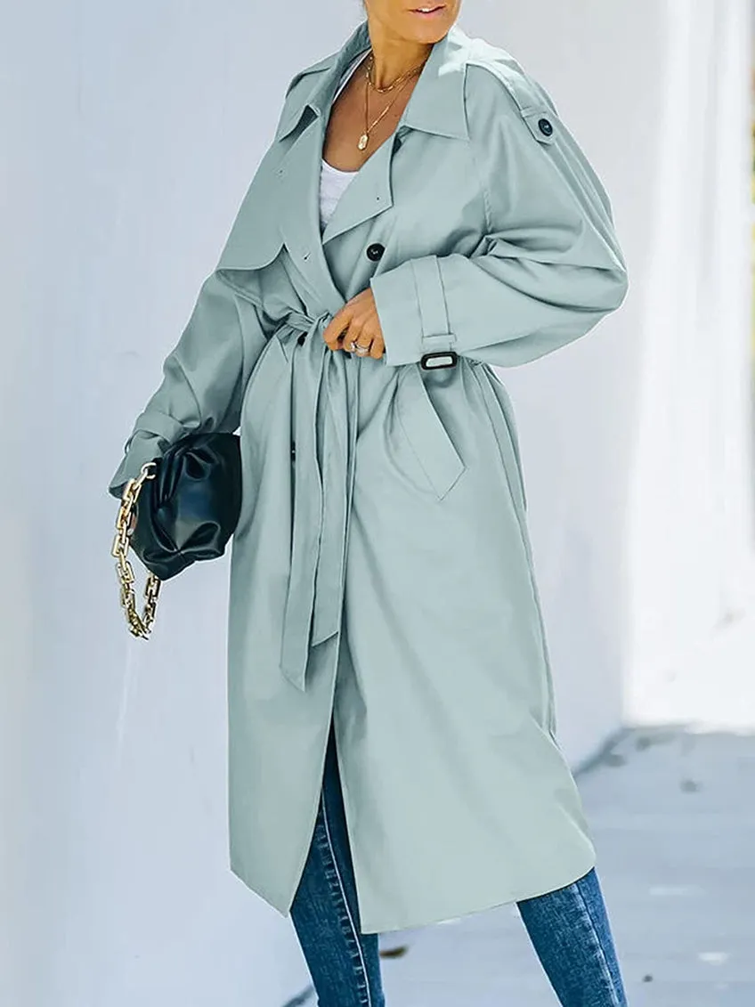 Women's stylish long winter trench coat – Sol
