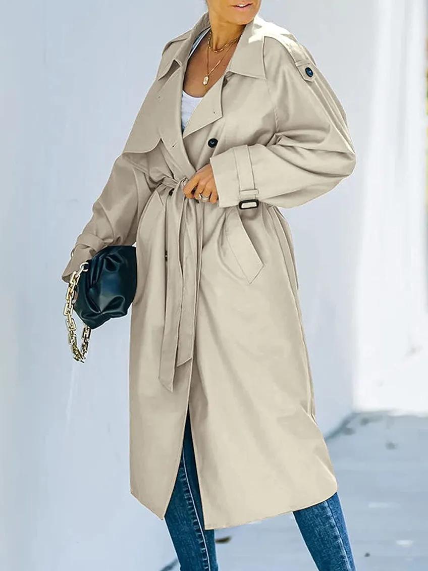 Women's stylish long winter trench coat – Sol