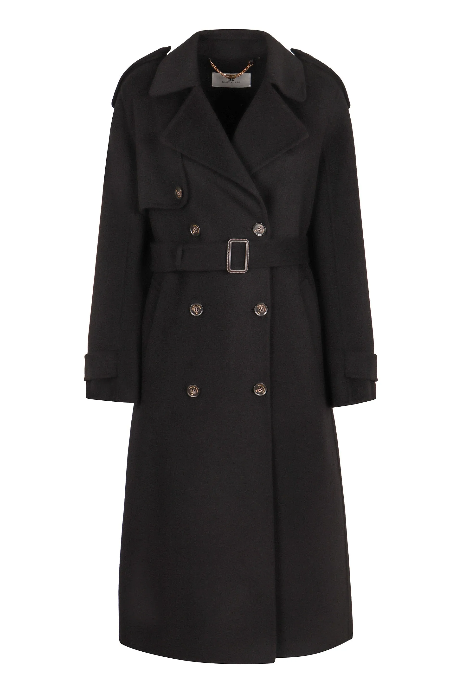 Wool trench coat