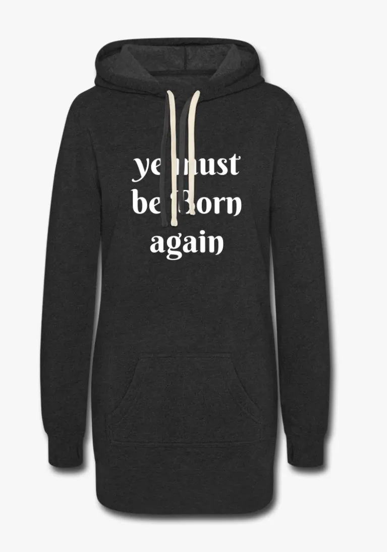 Ye must be Born Again Women's Hoodie Dress