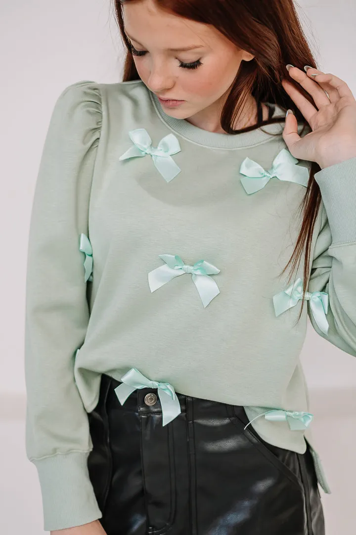 You Sweet Thing Bow Detail Sweater