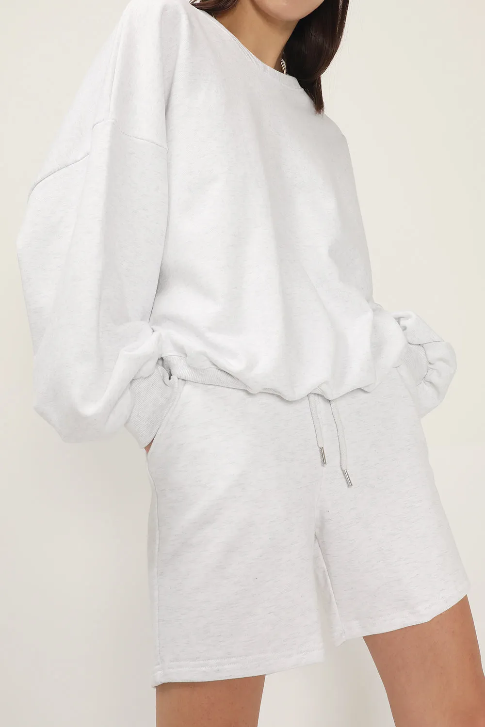 Zaylee Drawstring Sweat Shorts