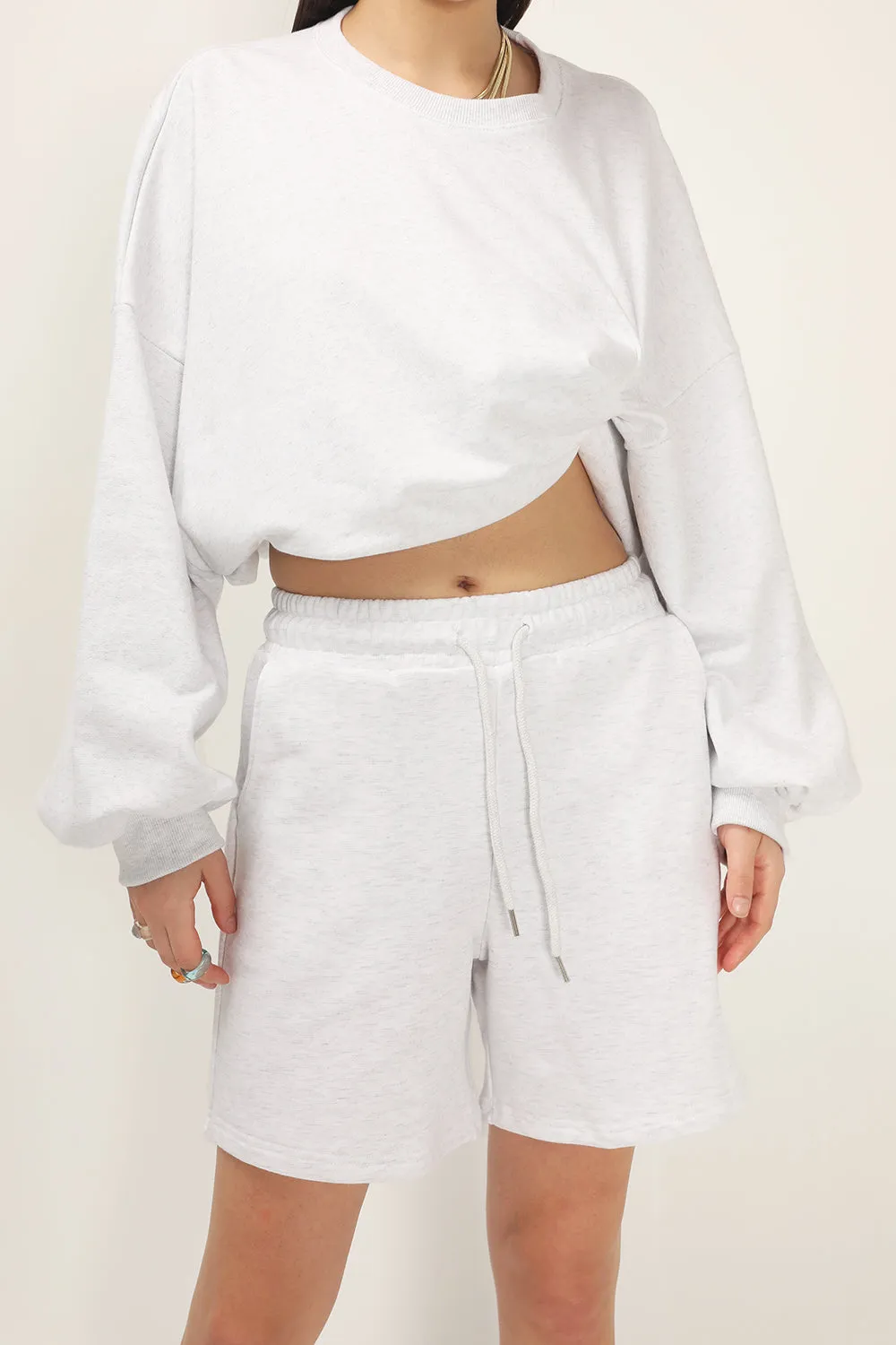 Zaylee Drawstring Sweat Shorts